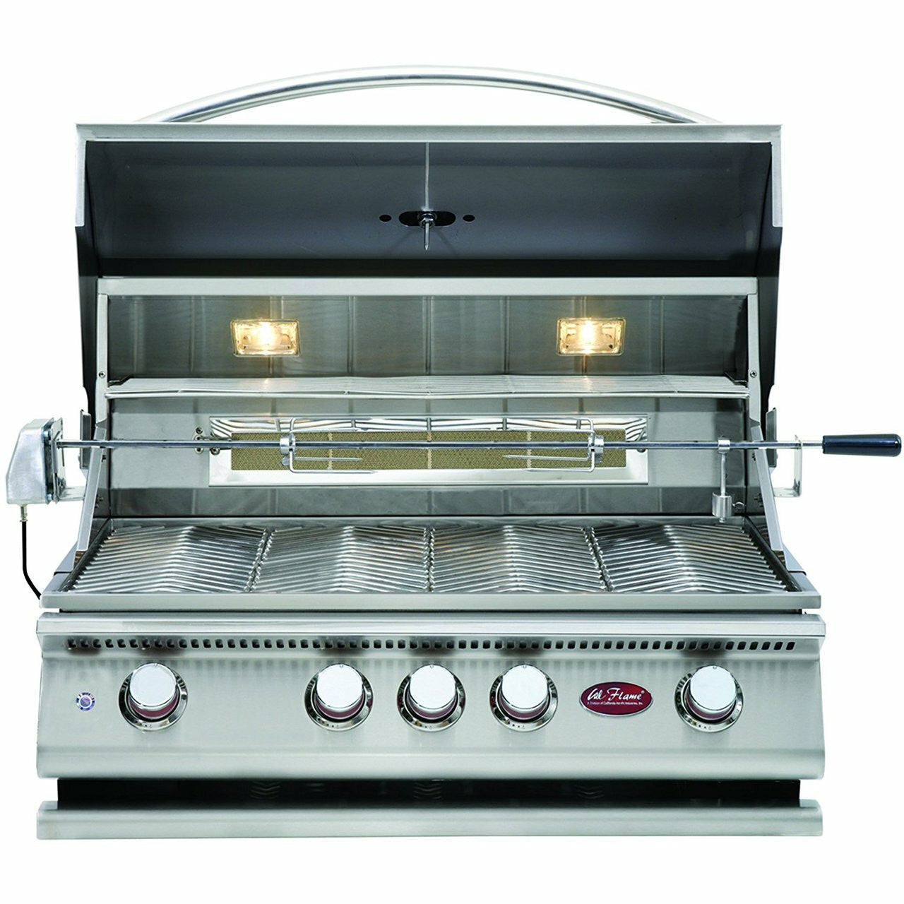 Cal Flame Cal Flame P4 Premium 32 4 Burner Grill with Rotisserie and Rear Infrared Burner DIY BBQ LLC