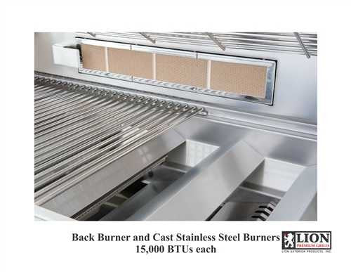 Lion L75000 32 Inch Stainless Steel Built In Grill