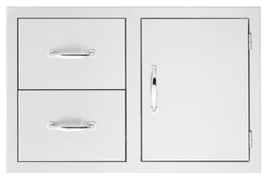 SummerSet 42-inch North American Stainless Steel 2-Drawer & Access Door Combo (SSDC2-42)