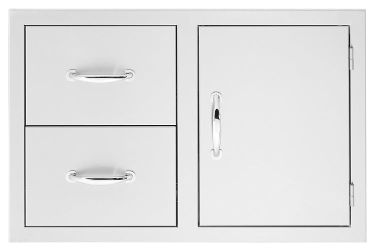 SummerSet 36-inch North American Stainless Steel 2-Drawer & Access Door Combo (SSDC2-36)