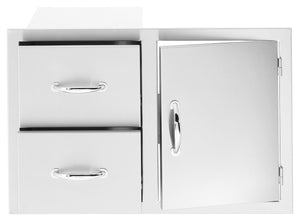 SummerSet 42-inch North American Stainless Steel 2-Drawer & Access Door Combo (SSDC2-42)