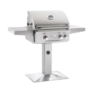 AOG 24-Inch T-Series 2-Burner Freestanding Gas Grill on Pedestal-24PT