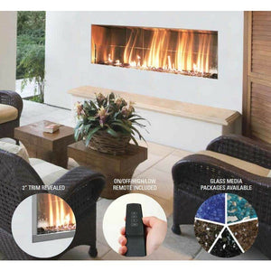 Firegear Kalea Bay Linear Outdoor Fireplace, 48-inch