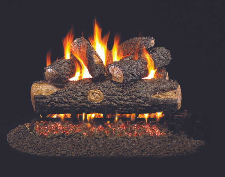 Real Fyre Woodland Oak Vented Gas Logs (WO-24), 24-Inch