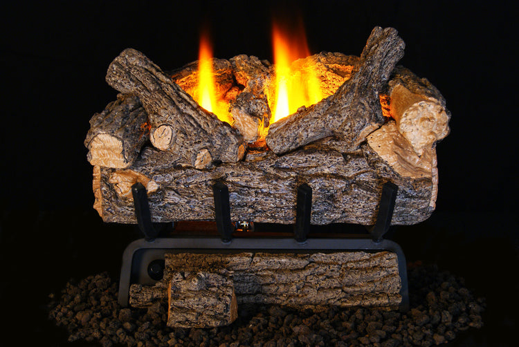 Real Fyre Valley Oak Vent-Free Gas Logs (VO8E-16), 16-Inch