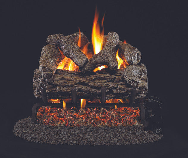 Real Fyre Golden Oak Vented Gas Logs (R-16), 16-Inch