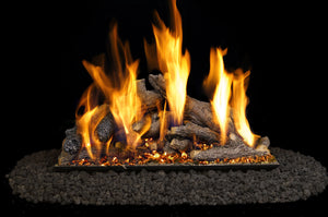 Real Fyre Shoreline Designer Oak Vented Gas Logs (SO-24), 24-Inch