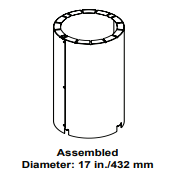 Majestic AS10 Straight Flue Attic Insulation Shield