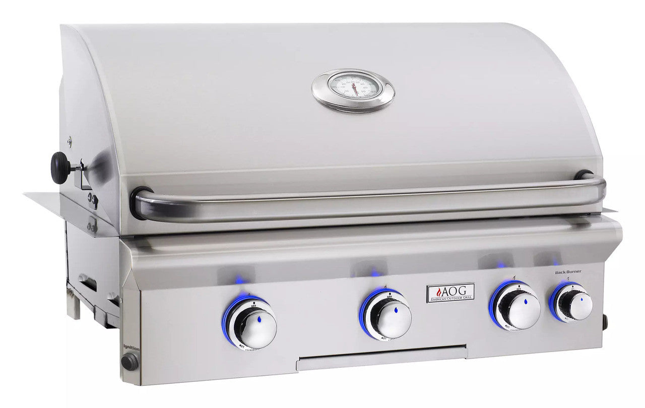 AOG 30-Inch L-Series 3-Burner Built-In Gas Grill