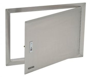 Bull 26-Stainless Steel Single Access Door- Horizontal w/ lock and key