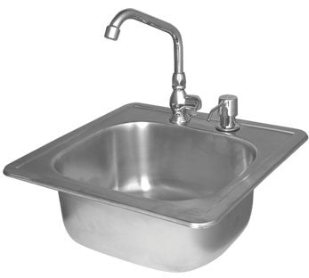 Cal Flame Stainless Steel Sink w/ Faucet & Soap Dispenser