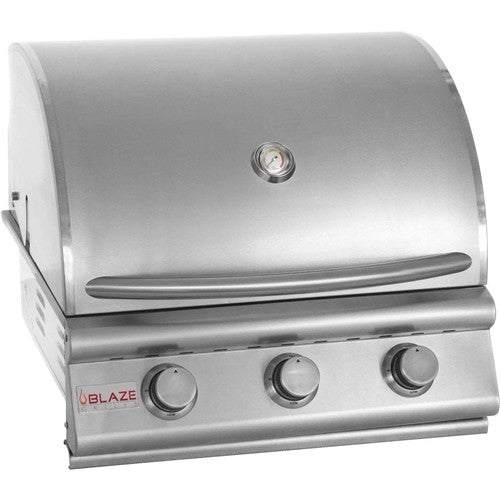 Blaze 3 burner grill closed hood