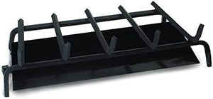 Peterson Real Fyre 30-inch Old English Coal Grate Log Set With Vented G4 Burne