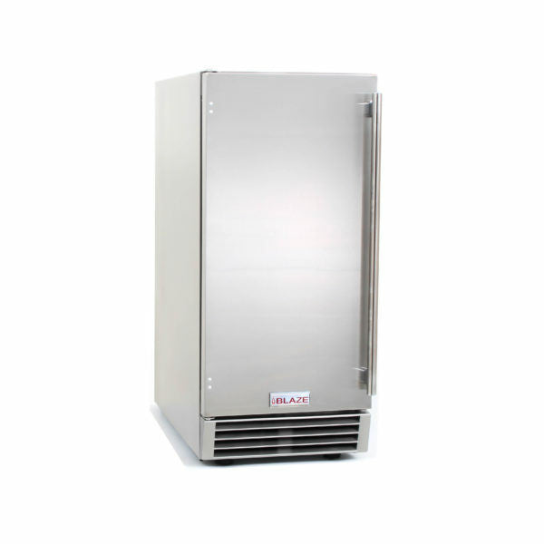 Blaze 50 LB. 15 Inch Outdoor Ice Maker with Gravity Drain