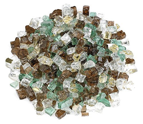 American Fireglass 1/2" Yosemite Reflective Fire Glass, 10 lb. Bag