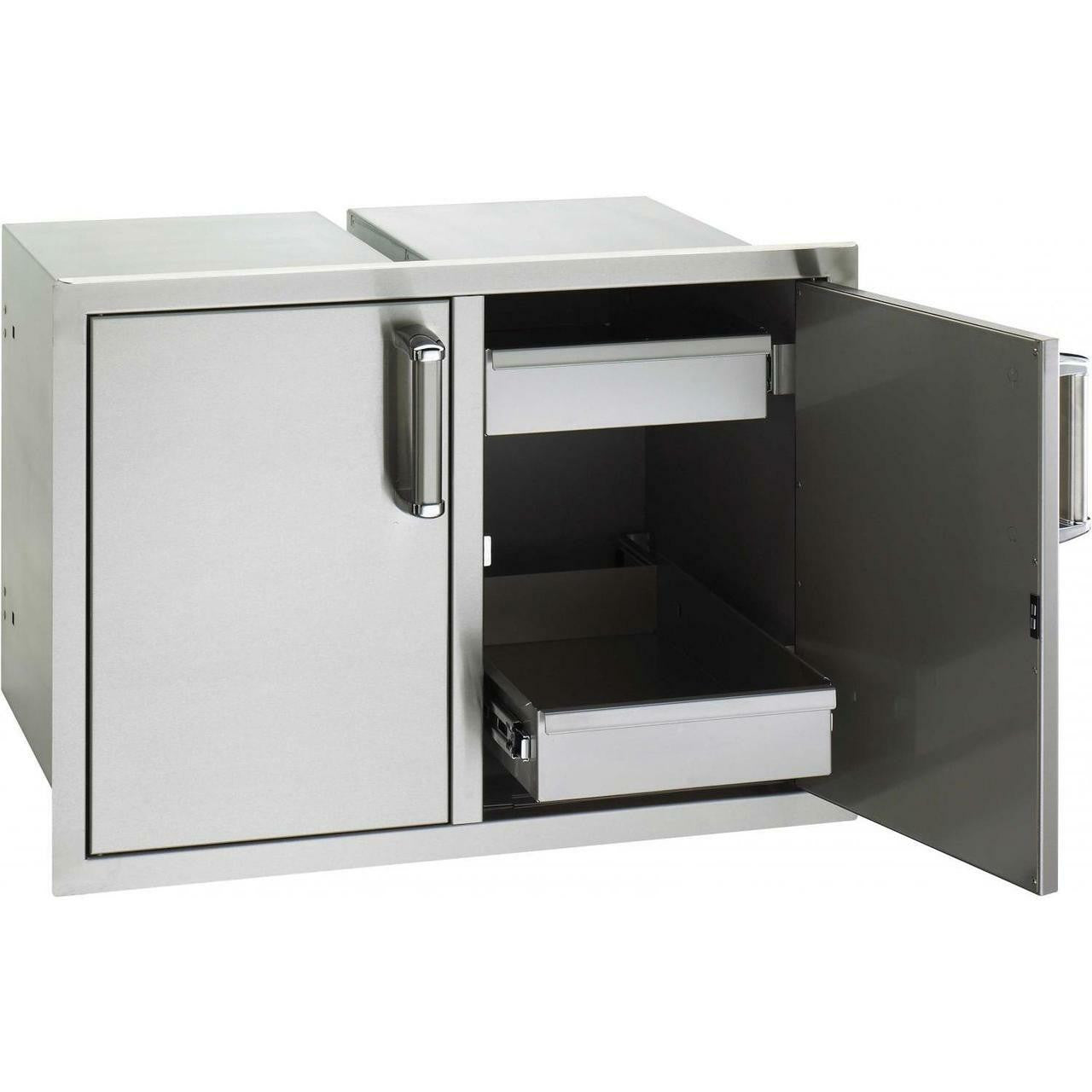 Fire Magic 20 x 30 Double Access Doors With Dual Drawers