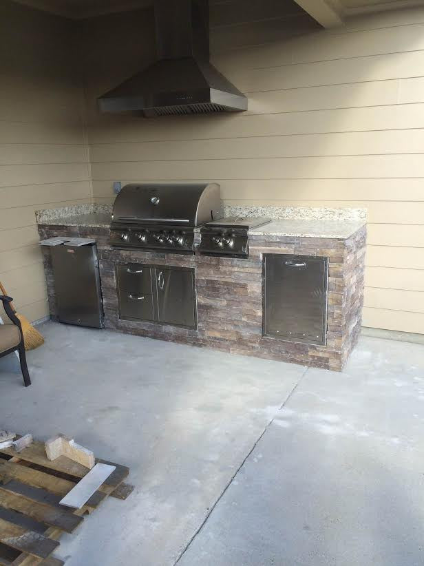 DIY BBQ 796 304 36 36 Stainless Steel Outdoor Vent Hood DIY BBQ LLC