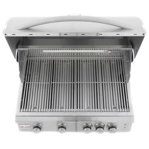 Blaze Outdoor Products Blaze 32 Inch Lighted 4-Burner Gas Grill With Rear Burner 4LTE DIY BBQ LLC