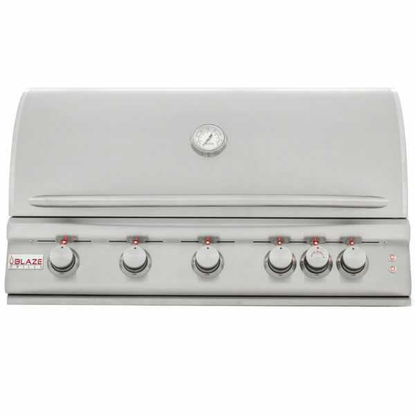 Blaze Outdoor Products Blaze 40 Inch Lighted 5-Burner Gas Grill With Rear Burner 5LTE DIY BBQ LLC