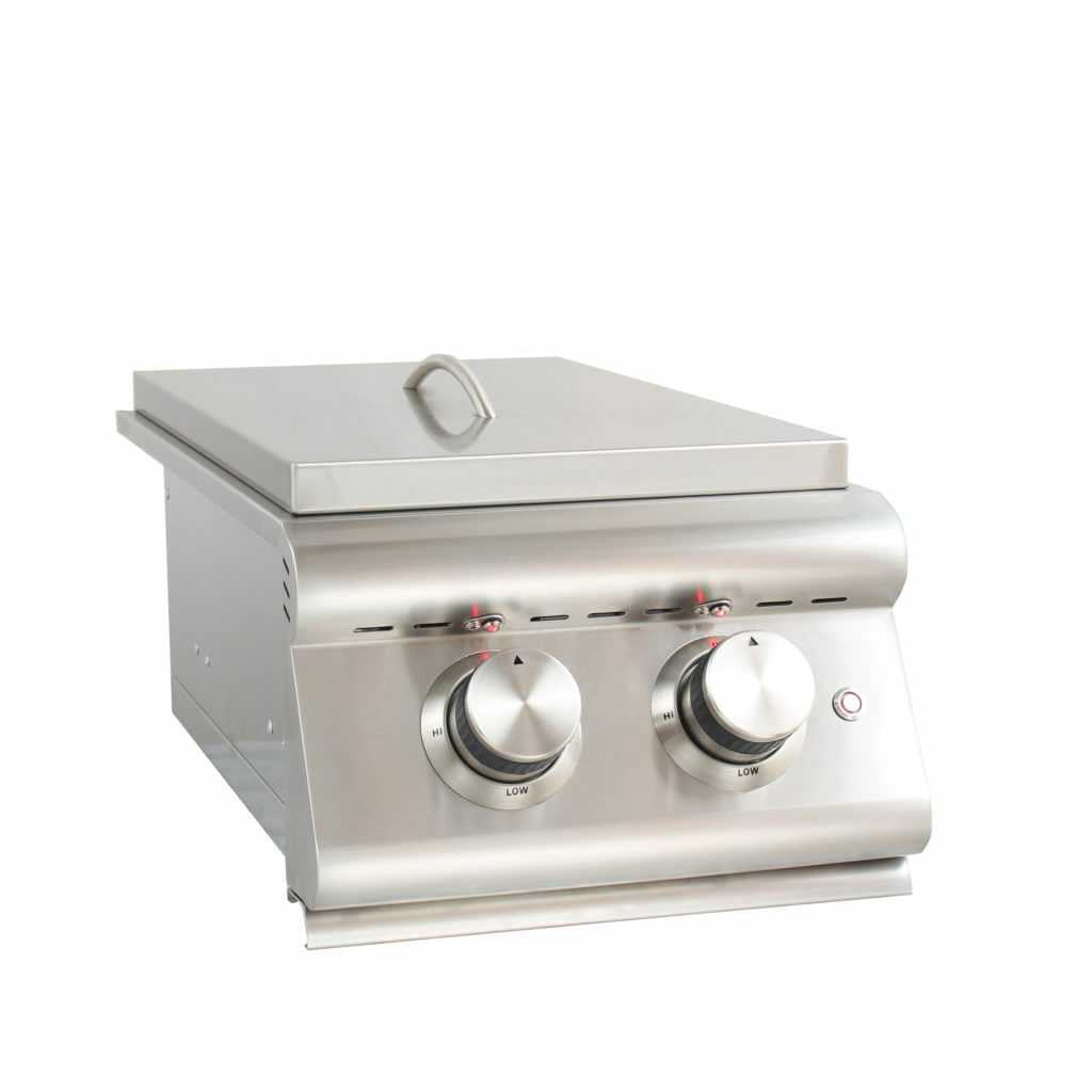 Blaze Outdoor Products BLZ-SB2LTE Blaze Built-In Lighted Double Side Burner DIY BBQ LLC