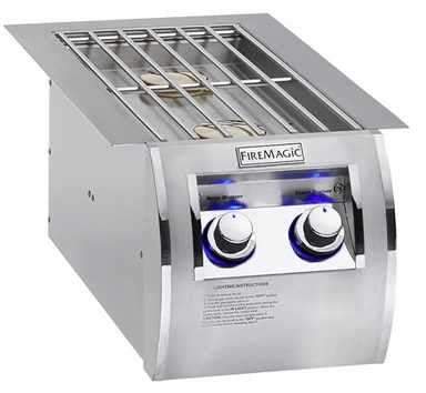 Fire Magic Fire Magic Echelon Diamond Built-In Double Side Burner DIY BBQ LLC