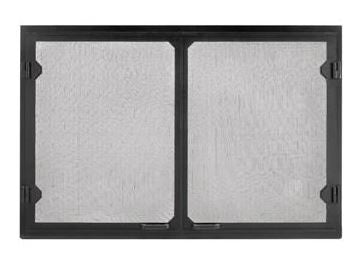 Majestic Grand Vista Black Cabinet Style Mesh Doors-GV36BK