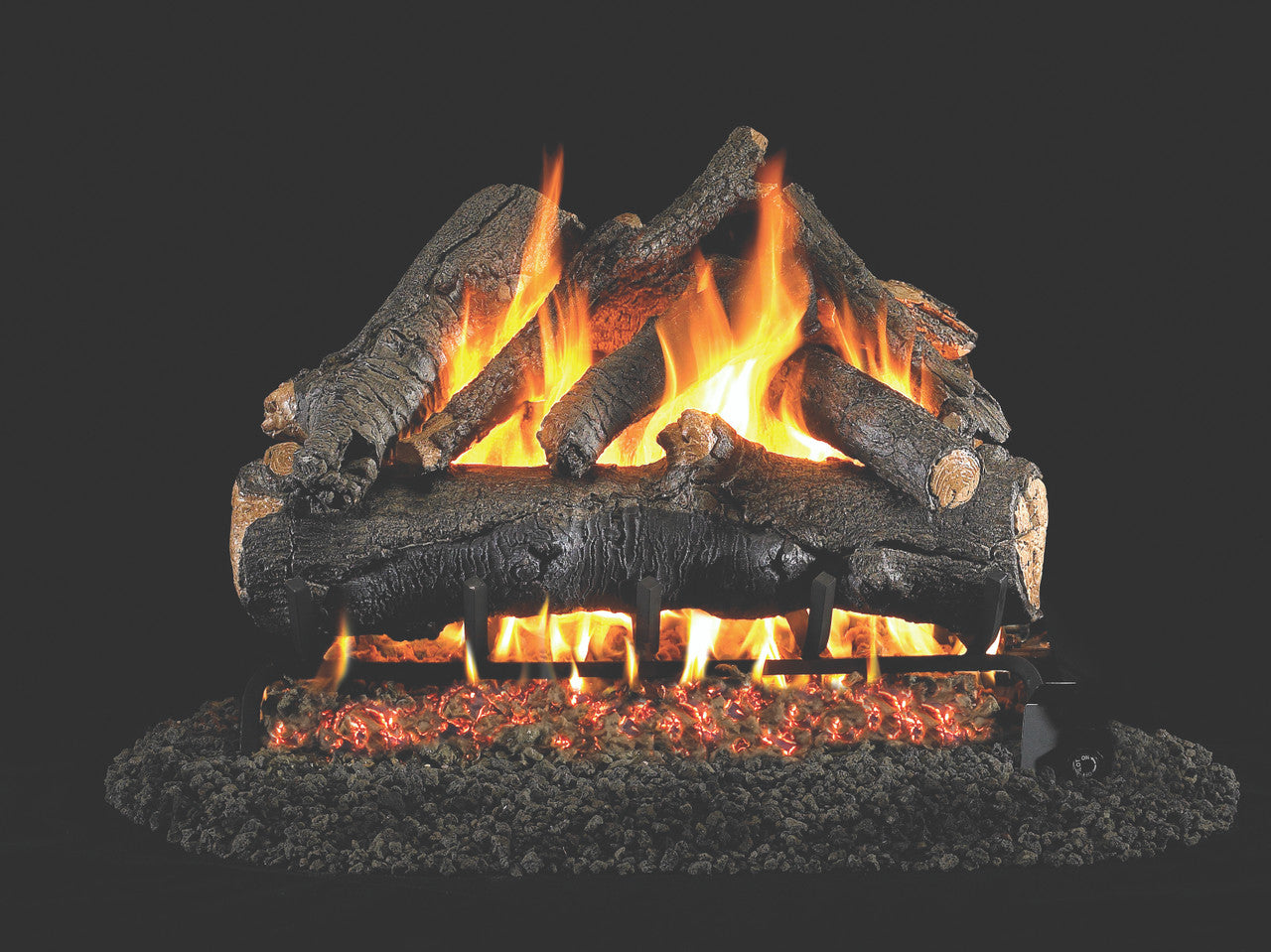 Real Fyre American Oak Vented Gas Logs (AO-18), 18-Inch