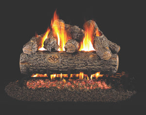 Real Fyre Golden Oak Designer Plus Vented Gas Logs (RDP-18), 18-Inch