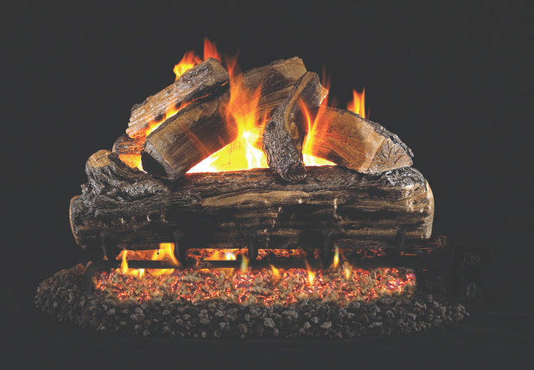 Real Fyre Split Oak Vented Log Set (S-18), 18-Inch