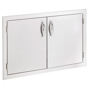 SummerSet 33" North American Stainless Steel Double Access Door w/ Masonry Frame Retur-inch