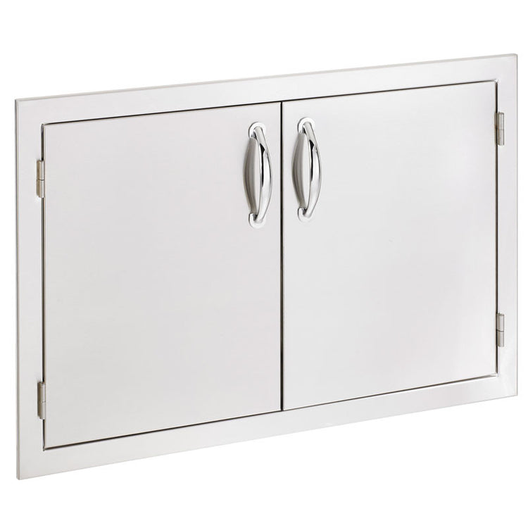 SummerSet 33" North American Stainless Steel Double Access Door w/ Masonry Frame Retur-inch