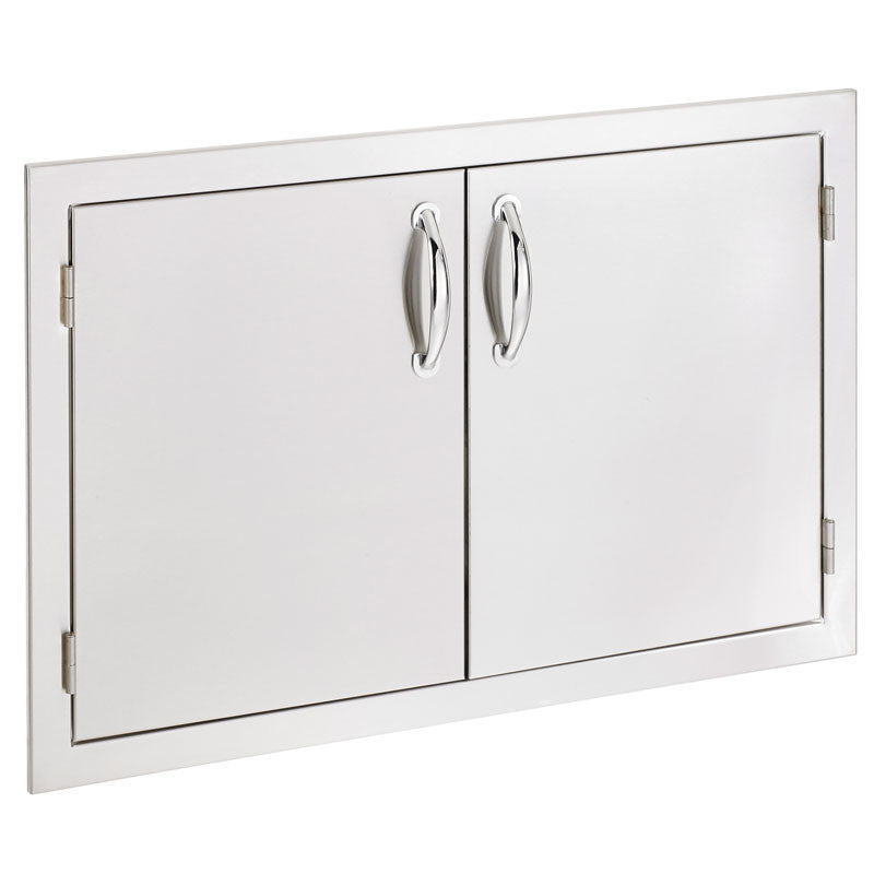 SummerSet 33" North American Stainless Steel Double Access Door w/ Masonry Frame Retur-inch