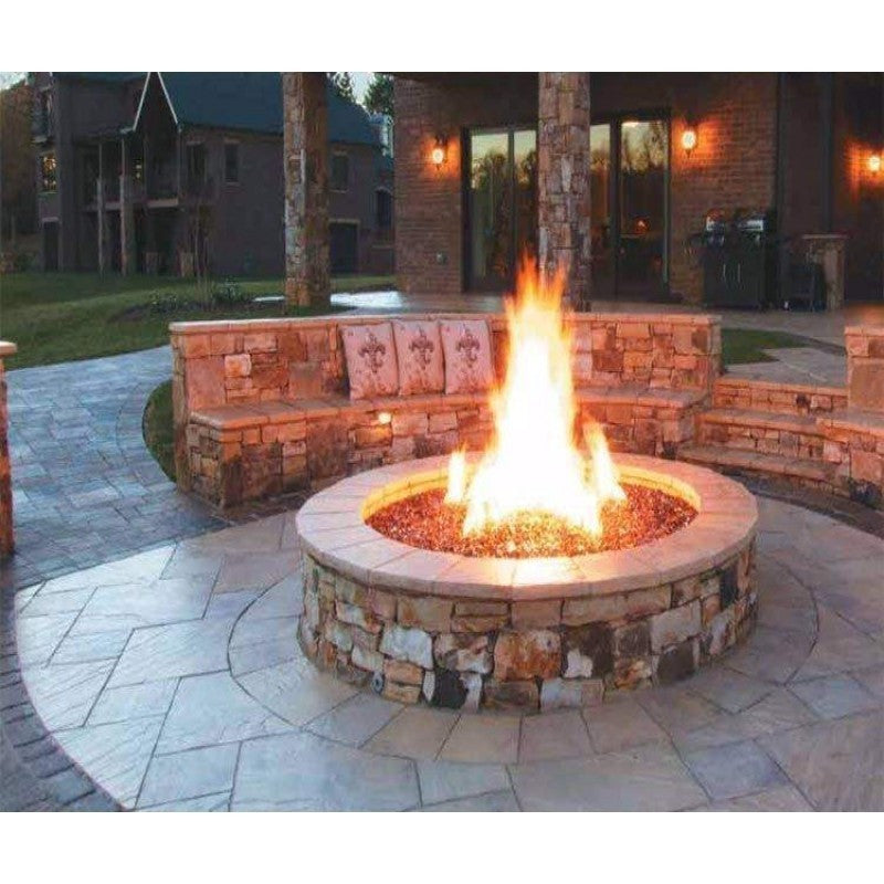 Firegear Stainless Steel Gas Fire Pit Burning Spur 16 Inch