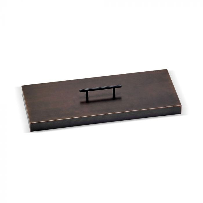 American Fireglass Oil Rubbed Bronze Cover for Rectangular Drop-In Fire Pit Pan