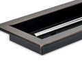 American Fireglass Oil Rubbed Bronze Rectangular Drop-In, Fire Pit Pan