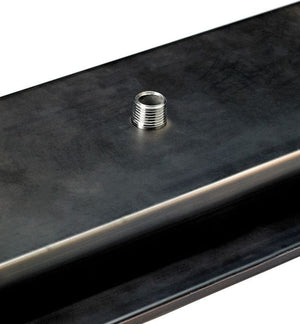 American Fireglass Oil Rubbed Bronze Linear Drop-In Pan w/ Spark Ignition Kit - Natural Gas